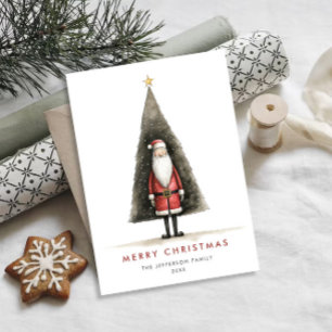 Weihnachten Whimsical Minimalist Santa Claus