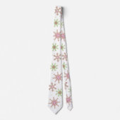 Weihnachten Whimsischer Niedlicher Schneeflocken Krawatte (Vorderseite)