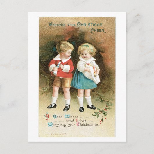 Weihnachten wie früher, Junge & Mädchen (Vorderseite)
