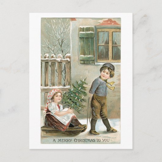 Weihnachten wie früher, Junge & Mädchen (Vorderseite)