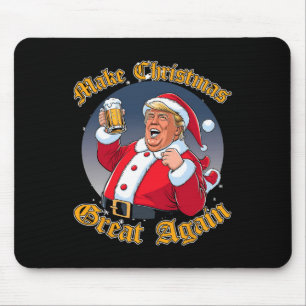 Weihnachten wieder großartig 2024 Trump Funny Trum Mousepad