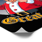 Weihnachten wieder großartig 2024 Trump Funny Trum Poster (Ecke)