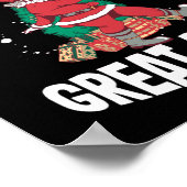 Weihnachten wieder großartig Funny Puff Poster (Ecke)