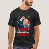 Weihnachten wieder großartig Funny Trump Ugly Chri T-Shirt (Vorderseite)