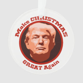 Weihnachten wieder großartig für Trump Ornament