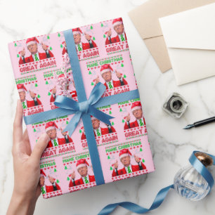 Weihnachten wieder großartig Geschenkwrap, Trump P Geschenkpapier