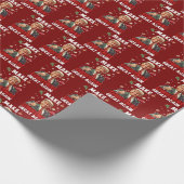 Weihnachten wieder großartig machen | Funny Santa Geschenkpapier (Ecke)
