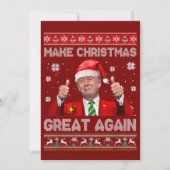 Weihnachten wieder großartig machen, Funny Trump W (Vorderseite)