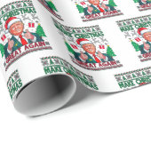 Weihnachten wieder großartig machen geschenkpapier (Rolleneckpunkt)