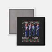 Weihnachten wieder großartig machen Ugly Sweaters  Magnet (Vorderseite/Rückseite)