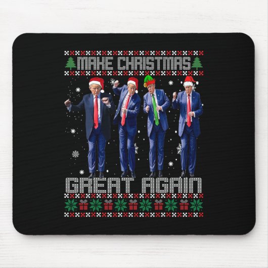 Weihnachten wieder großartig machen Ugly Sweaters Mousepad (Vorne)
