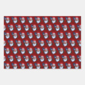 Weihnachten wieder großartig Trump Maga Geschenkpapier Set (Vorderseite)