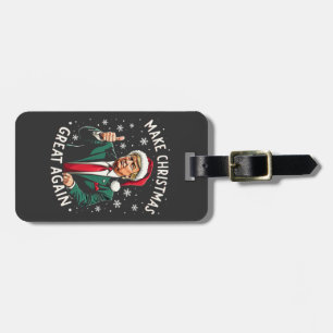 Weihnachten wieder großartig Weihnachten schwitzen Gepäckanhänger