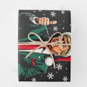 Weihnachten wieder großartig Weihnachten schwitzen Geschenkpapier Set (Beispiel)