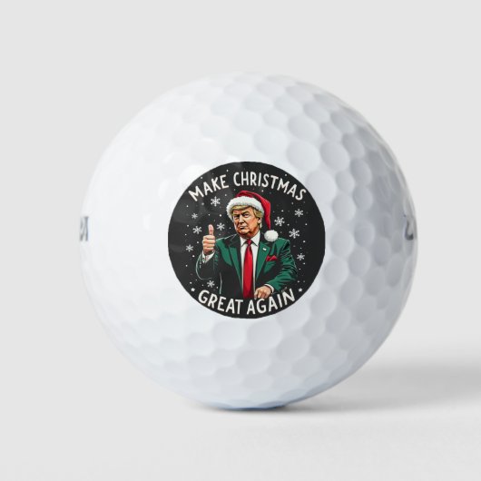 Weihnachten wieder großartig Weihnachten schwitzen Golfball (Vorderseite)