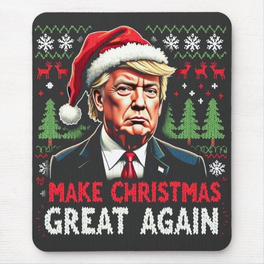Weihnachten wieder großartig Weihnachten schwitzen Mousepad (Vorne)