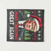 Weihnachten wieder großartig Weihnachten schwitzen Wandteppich (Vorderseite (Horizontal))