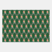 Weihnachten wieder großartig Weihnachten Trump Wei Geschenkpapier Set (Vorderseite 3)