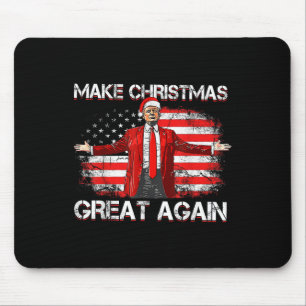 Weihnachten wieder großartig Weihnachten Trump Wei Mousepad