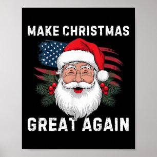 Weihnachten wieder großartig Weihnachten Trump Wei Poster