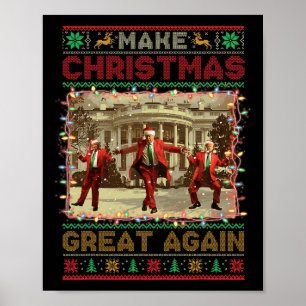 Weihnachten wieder großartig Weihnachten Trump Wei Poster