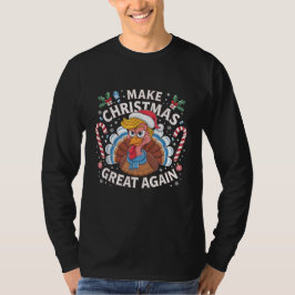 Weihnachten wieder großartig Weihnachten Trump Wei T-Shirt