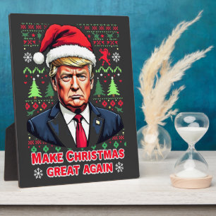 Weihnachten wieder großartig Weihnachten Ugly Xmas Fotoplatte