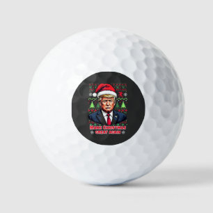 Weihnachten wieder großartig Weihnachten Ugly Xmas Golfball