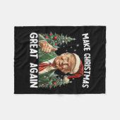 Weihnachten wieder großartig Weihnachten Weihnacht Fleecedecke (Vorderseite (Horizontal))