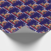 Weihnachten wieder großartig Weihnachten Weihnacht Geschenkpapier (Ecke)
