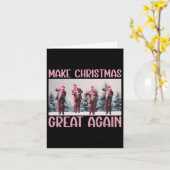 Weihnachten wieder großartig Weihnachten Weihnacht Karte (Gelbe Blume)