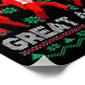 Weihnachten wieder großartig Weihnachten Weihnacht Poster (Ecke)