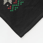 Weihnachten wieder großartig Weihnachtsmann Trump Fleecedecke (Ecke)