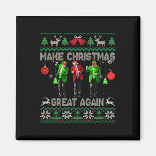 Weihnachten wieder großartig Weihnachtsmann Trump Magnet