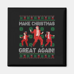 Weihnachten wieder großartig Weihnachtsmann Trump  Magnet