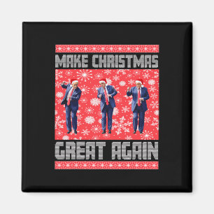 Weihnachten wieder großartig Weihnachtsmann Trump Magnet