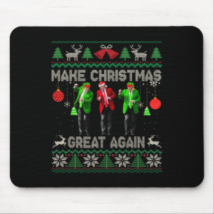 Weihnachten wieder großartig Weihnachtsmann Trump Mousepad