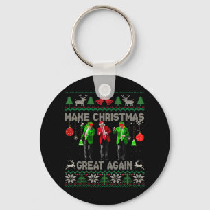 Weihnachten wieder großartig Weihnachtsmann Trump  Schlüsselanhänger