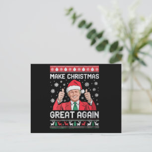 Weihnachten wieder großartig Xmas Funny Trump Paja