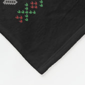 Weihnachten wieder großartig Xmas Funny Trump Paja Fleecedecke (Ecke)