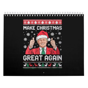 Weihnachten wieder großartig Xmas Funny Trump Paja Kalender