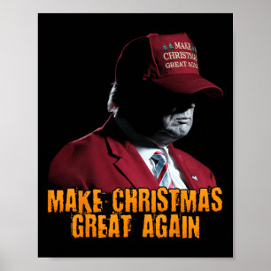 Weihnachten wieder großartig Xmas Funny Trump Paja Poster
