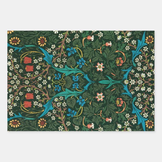 Weihnachten, William Morris Geschenkpapier Set (Vorderseite)