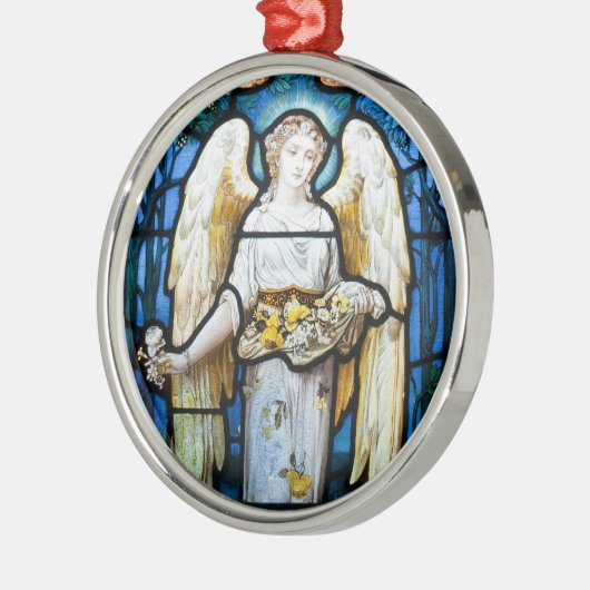 Weihnachten, William Morris "Peace Angel" Ornament Aus Metall (Links)