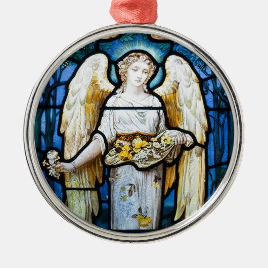 Weihnachten, William Morris "Peace Angel" Ornament Aus Metall (Vorne)