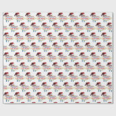 Weihnachten Willkommen im Zeichen von Las Vegas Geschenkpapier (Flach)