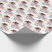 Weihnachten Willkommen im Zeichen von Las Vegas Geschenkpapier (Ecke)