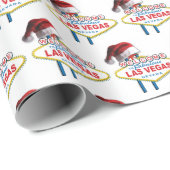 Weihnachten Willkommen im Zeichen von Las Vegas Geschenkpapier (Rolleneckpunkt)
