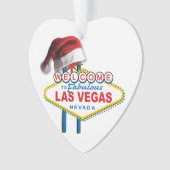 Weihnachten Willkommen im Zeichen von Las Vegas Ornament (Vorderseite)