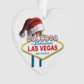 Weihnachten Willkommen im Zeichen von Las Vegas Ornament (Vorderseite)